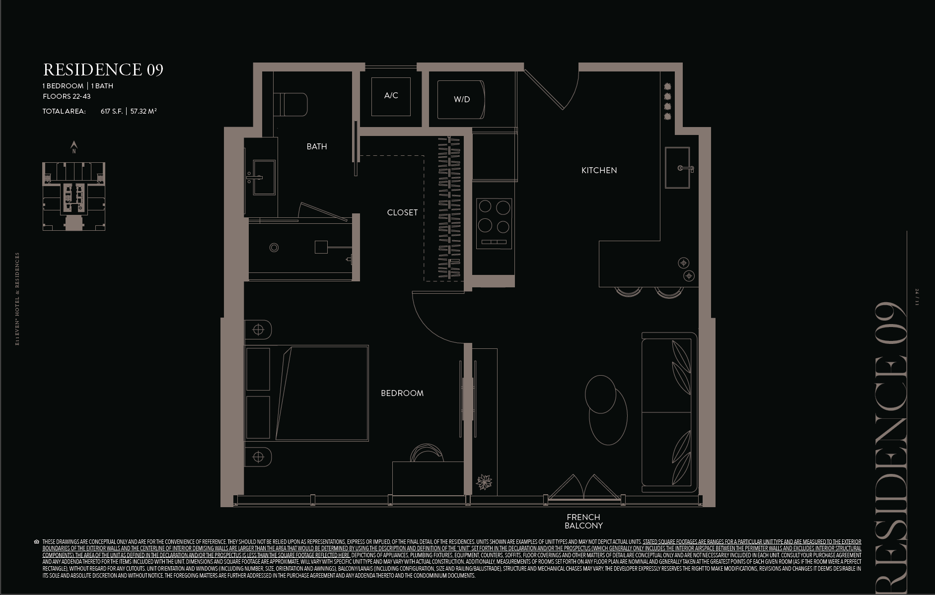 Floor Plan Unit 2209