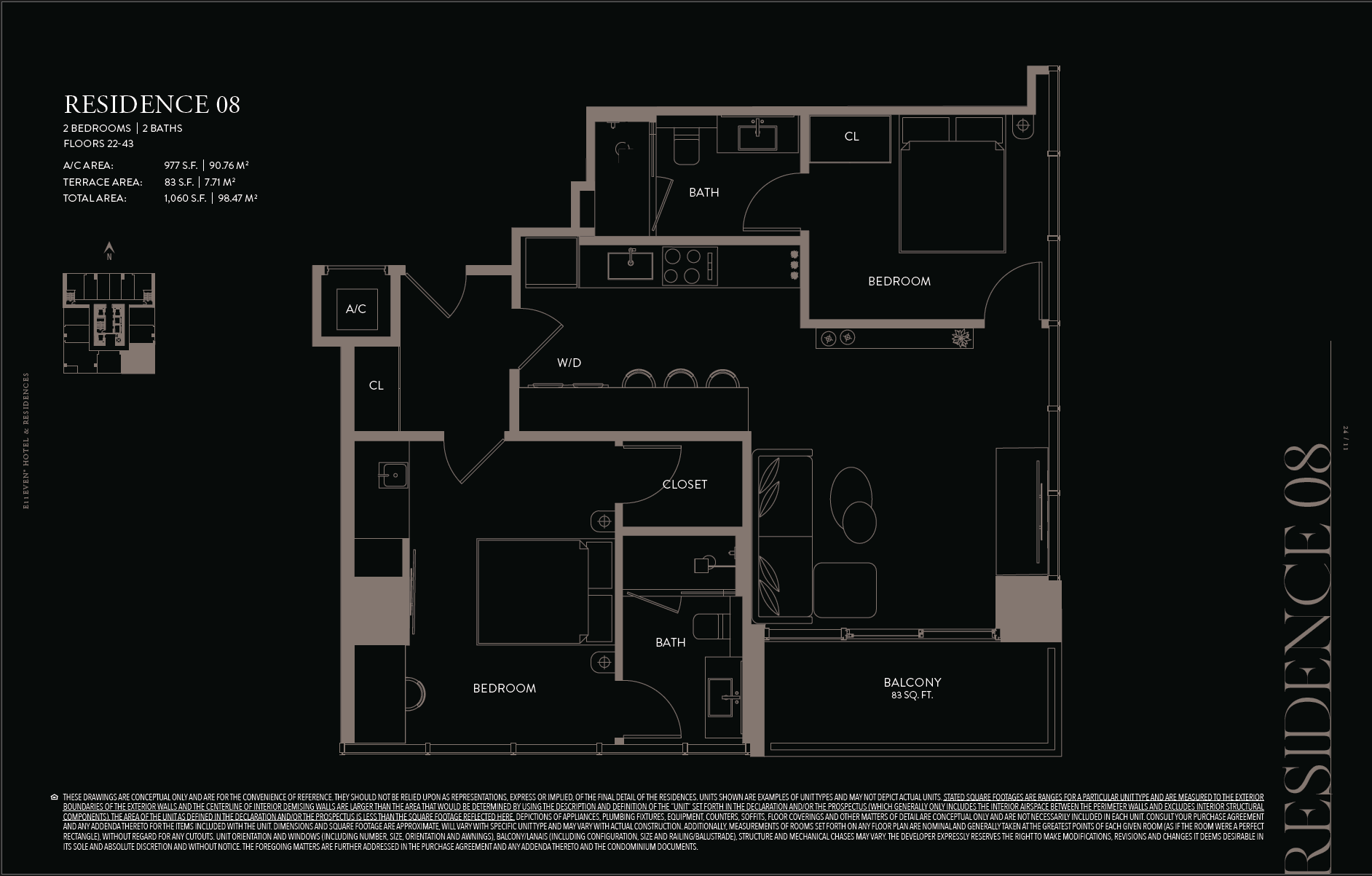Floor Plan Unit 2608