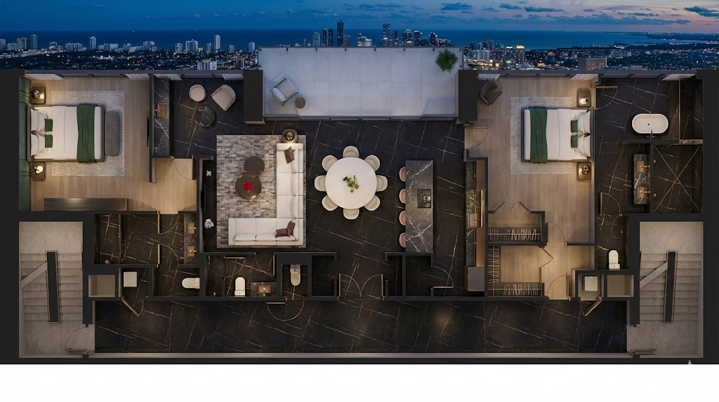 Floor Plan Unit 5901