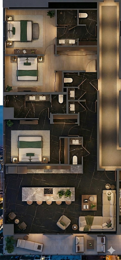 Floor Plan Unit 5902