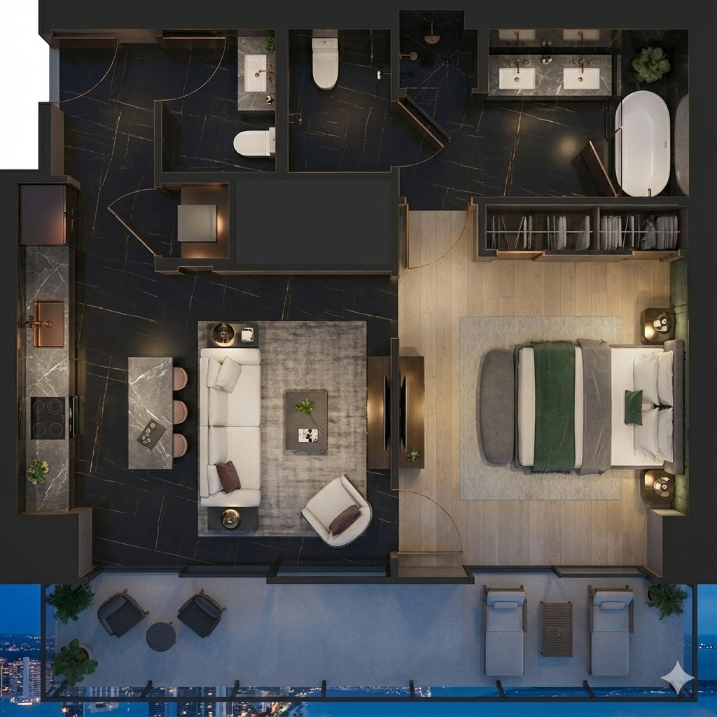 Floor Plan Unit 5903