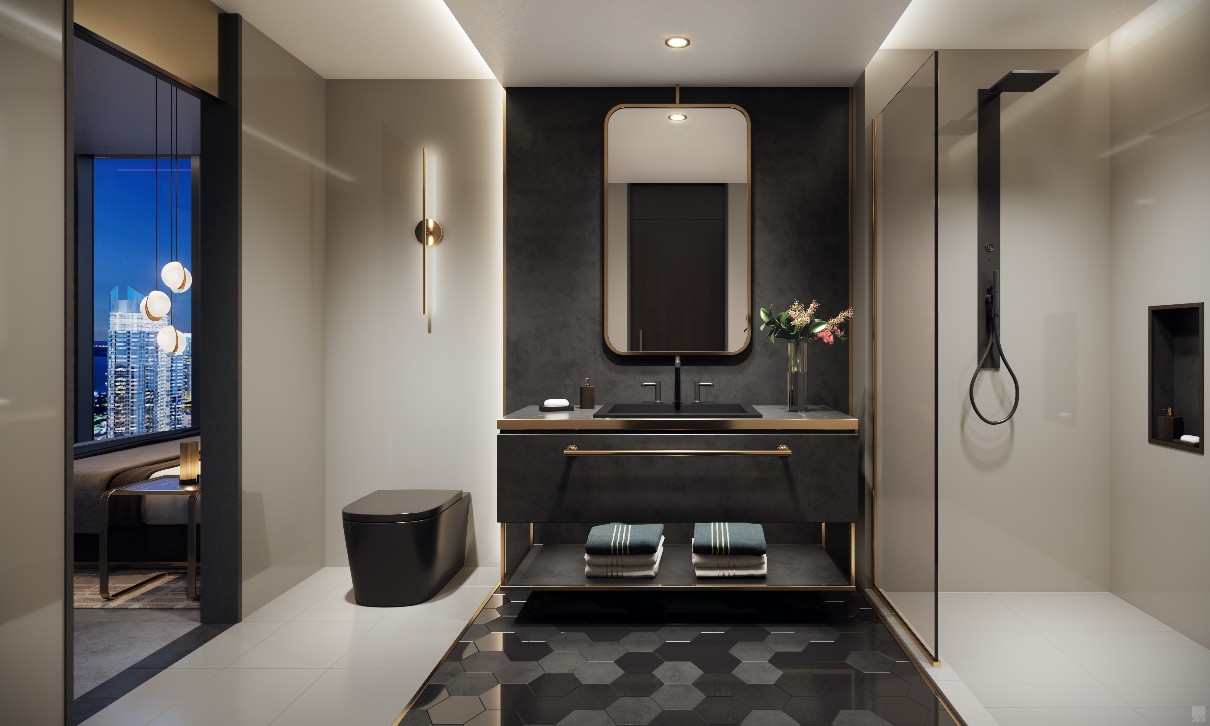 E11EVEN Tower Residence Bathroom