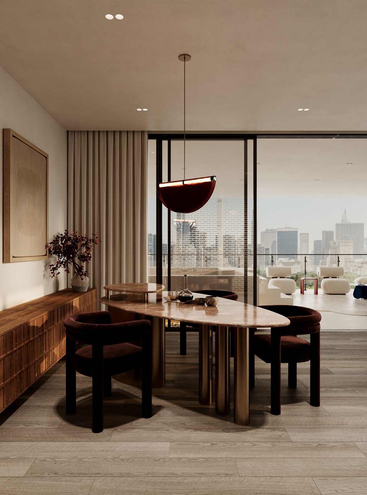 Marc Roberts' Duplex Owner's Suite — Level 15 View 1